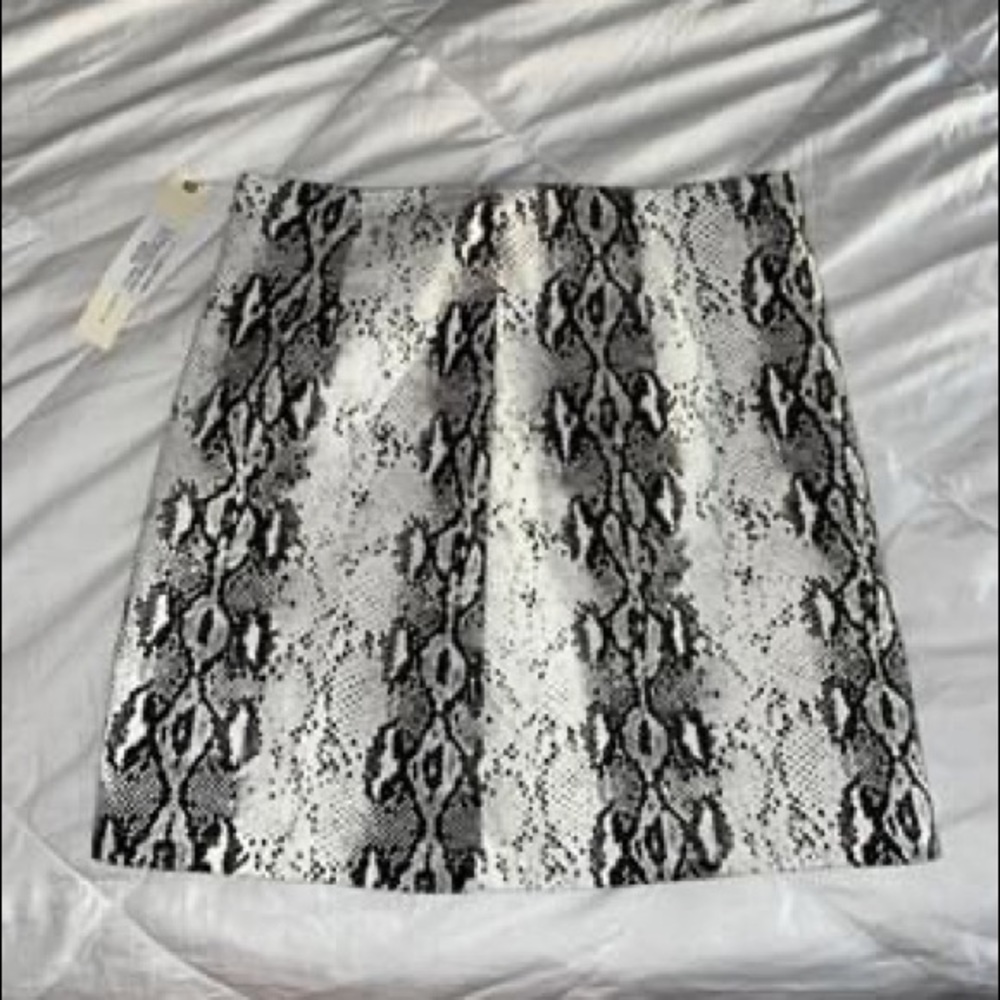 Snake skin skirt